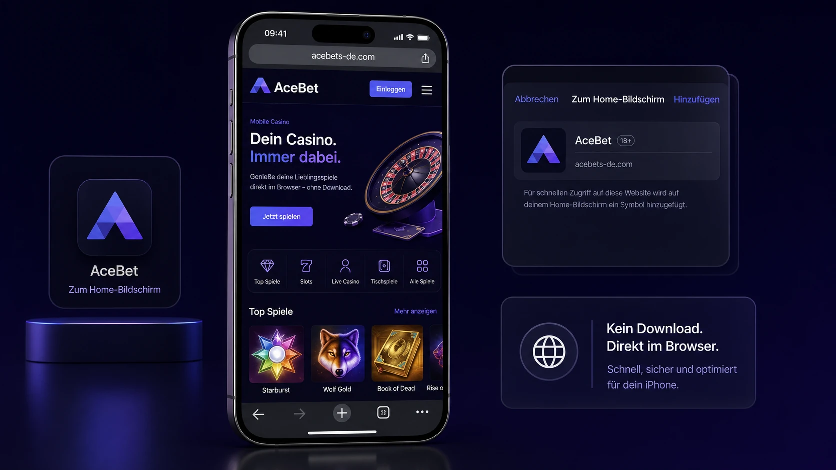 AceBet iOS App und AceBet iPhone App